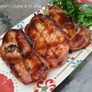 Spicy Dr. Pepper BBQ Pork Chops