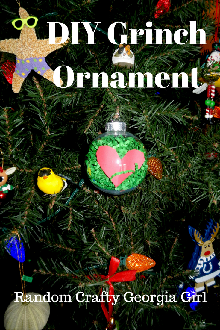 DIY Grinch Ornament