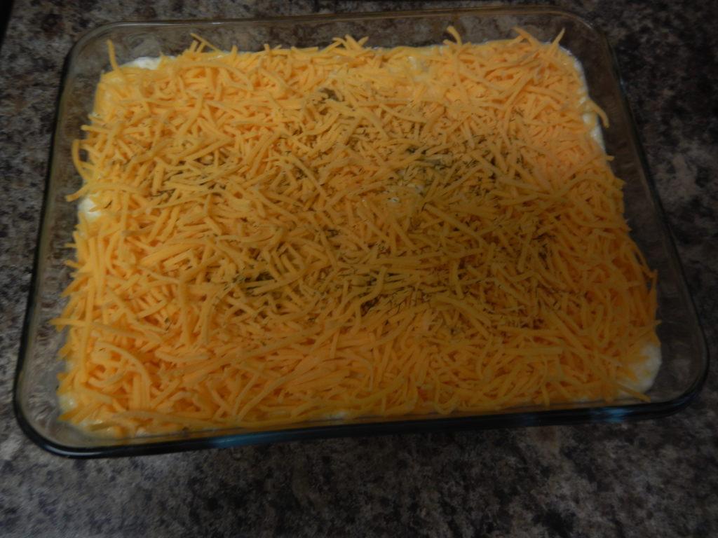 Top with cheddar cheese