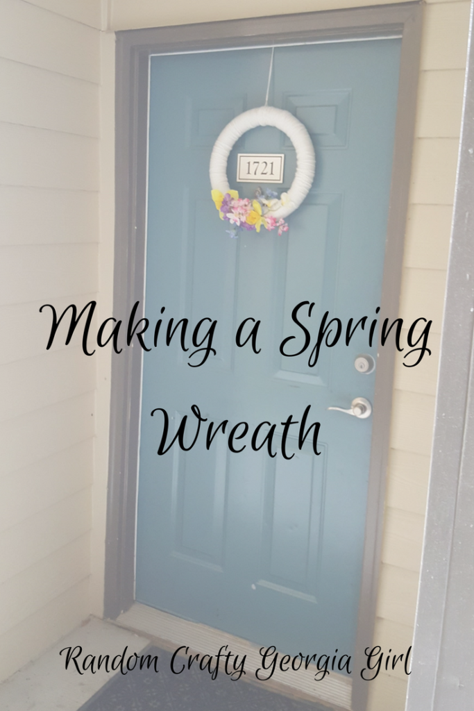 Making a Spring Wreath Random Crafty Georgia Girl